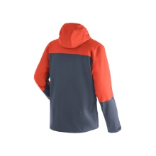 Maier Sports Wanderjacke Narvik (atmungsaktiv, wind- und wasserdicht) orange/ombreblau Herren