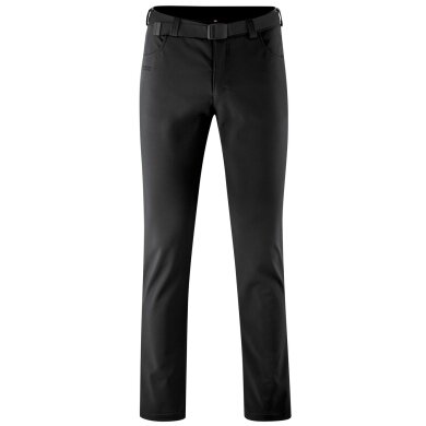 Maier Sports Outdoorhose Perlit (winddicht/wasserabweisend/innen Fleece) lang schwarz Herren