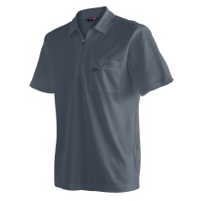 Maier Sports Wander-/Freizeit Polo Arwin 2.0 (atmungsaktiv, schnell trocknend) graphitegrau Herren