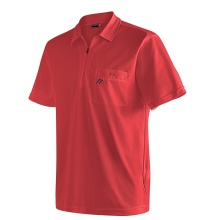 Maier Sports Wander-/Freizeit Polo Arwin 2.0 (atmungsaktiv, schnell trocknend) rot Herren