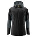 Maier Sports Ganzjahres-Wanderjacke Ribut 3in1 (PrimaLoft®-Isolation, wind- und wasserdicht) schwarz/grau Herren