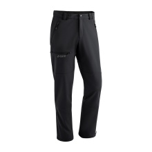 Maier Sports Wander-Softshellhose Adakit (winddicht und wasserabweisend) lang schwarz Herren