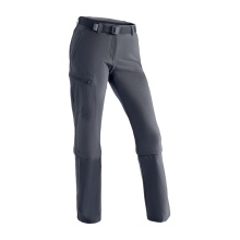 Maier Sports Wanderhose Arolla Zipp-Off (4-Wege-Stretch, wasserabweisend) lang nachtblau Damen