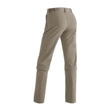 Maier Sports Wanderhose Arolla Zipp-Off (4-Wege-Stretch, wasserabweisend) lang corianderbraun Damen