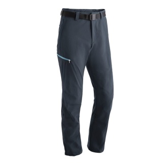 Maier Sports Funktions-Wanderhose Nil (Testsieger Wanderqualität) lang graphitegrau/dunkelblau Herren