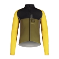 Maloja Fahrradjacke CagnoM Cycle Jacket (schnelltrocknend, elastisches Thermopile-Material) gelb/grün Herren