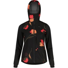 Maloja Hybridjacke SennesM. Printed (hohe Atmungsaktivität, 3-Lagen Softshell) schwarz/bunt Damen