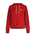 Maloja Kapuzenpullover Organic Sweat Hoody (Bio-Baumwolle) rot Damen