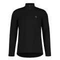 Maloja Langarmshirt CesarM Mountain Fleece (Halfzip, 4-Wege Stretch, schnelltrocknend) schwarz Herren