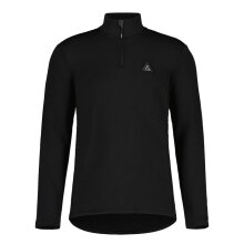 Maloja Langarmshirt CesarM Mountain Fleece (Halfzip, 4-Wege Stretch, schnelltrocknend) schwarz Herren