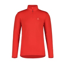 Maloja Langarmshirt CesarM Mountain Fleece (Halfzip, 4-Wege Stretch, schnelltrocknend) rot Herren