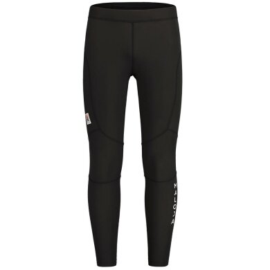 Maloja Laufhose Winter-Tights BergellM Thermal (wärmeisolierung, hohe Bewegungsfreiheit) lang schwarz Herren