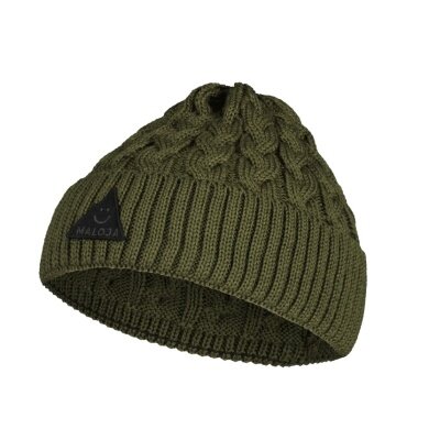 Maloja Strickmütze (Beanie) FruttetiM - Woll-Mix - mossgrün Damen