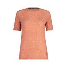 Maloja Sport-Shirt FondoM Baselayer Shirt (Merinowolle) Unterwäsche orange/rot Damen