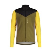 Maloja Trainingsjacke BresimoM Adventure Midlayer (elastisches Thermopile-Material) gelb/grün Herren