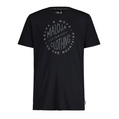 Maloja Freizeit-Tshirt SerdesM (Baumwolle/Modal) schwarz Herren