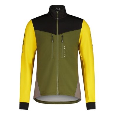 Maloja Windjacke SanzenoM Cycle Thermal Windblock (warm, winddicht) gelb/grün Herren