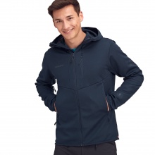 Mammut Ganzjahresjacke Ultimate VI SO Hooded mit Kapuze marineblau Herren