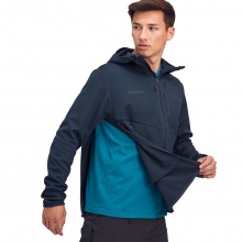 Mammut Ganzjahresjacke Ultimate VI SO Hooded mit Kapuze marineblau Herren