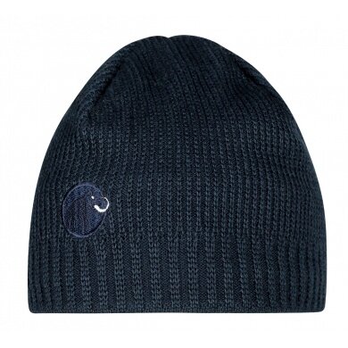 Mammut Mütze (Beanie) Strickmütze Sublime mit Fleece-Innenseite marineblau Herren