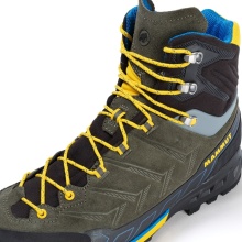 Mammut Wanderschuhe Kento Tour High GTX (Trekking, Spaltleder, wasserdicht) dunkelgrün Herren