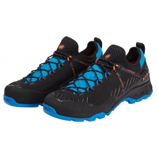 Mammut Wanderschuhe Alnasca II Low Knit GTX (wasserdicht) schwarz/blau Herren