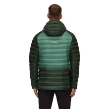 Mammut Winter-Daunenjacke Broad Peak Insulated Hooded (Kapuze, wärmend dank Daunenfüllung) jadegrün/dunkelgrün Herren