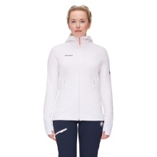 Mammut Fleecejacke Taiss Light ML Hooded (Midlayer, 4-Wege Stretch) weiss Damen