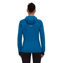 Mammut Fleecejacke Taiss Light ML Hooded (Midlayer, 4-Wege Stretch) deepblau/marineblau Damen