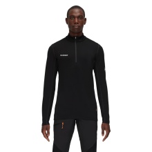 Mammut Fleecepullover Aenergy Half Zip Pull (Midlayer, Polartec Power Grid Fleece) schwarz Herren