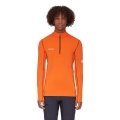 Mammut Fleecepullover Aenergy Half Zip Pull (Midlayer, Polartec Power Grid Fleece) orange Herren