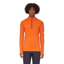 Mammut Fleecepullover Aenergy Half Zip Pull (Midlayer, Polartec Power Grid Fleece) orange Herren