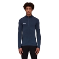 Mammut Fleecepullover Aenergy Half Zip Pull (Midlayer, Polartec Power Grid Fleece) marineblau Herren