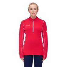 Mammut Fleecepullover Aenergy Half Zip (Midlayer, Polartec Power Grid Fleece) rot Damen