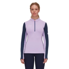 Mammut Fleecepullover Aenergy Half Zip (Midlayer, Polartec Power Grid Fleece) violett/marineblau Damen