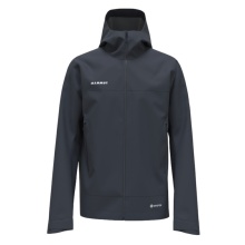 Mammut Hardshell-Wanderjacke Crater Light HS Hooded (wasserdicht, atmungsaktiv) marineblau Herren