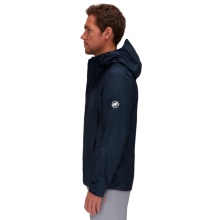 Mammut Hardshell-Wanderjacke Microlayer 2.0 HS Hooded (2.5-Lagen, atmungsaktiv) navyblau Herren