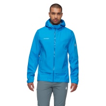 Mammut Hardshell-Wanderjacke Ducan Guide HS Hooded (leicht, wasserdicht, 3-Lagen-Laminat) glacier blau Herren