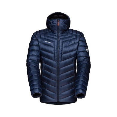 Mammut Isolationsjacke Broad Peak IN Hooded (wärmend dank Daunenfüllung, wasserabweisend) marineblau Herren