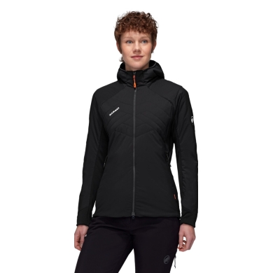 Mammut Isolationsjacke Rime Light IN Flex Hooded (leicht, windabweisend, atmungsaktiv) schwarz Damen