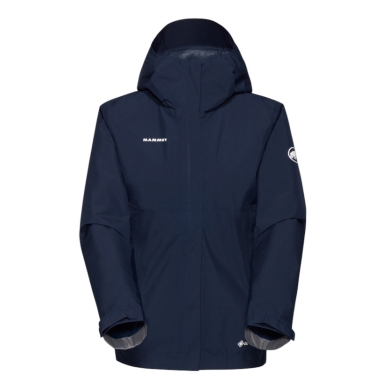 Mammut Hardshell-Wanderjacke Treeline Light HS Hooded (leicht, wasserdicht) marineblau Damen