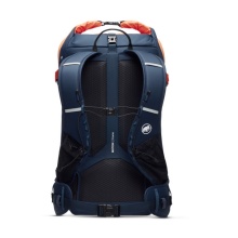 Mammut Wanderrucksack Trion (für Tageswanderung, Rolltop-Öffnung mit Reissverschluss) orange/marine 28 Liter