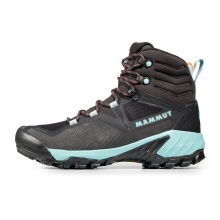 Mammut Wanderschuhe Sapuen High GTX (Veloursleder, wasserdicht) schwarz/frostyblau Damen