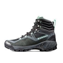 Mammut Wanderschuhe Sapuen High GTX (Veloursleder, wasserdicht) steelgrau/mint Damen