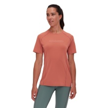 Mammut Wander-Shirt Selun FL Logo (elastisch, schnelltrocknend) ziegelsteinrot Damen