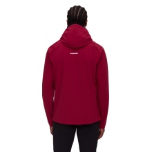 Mammut Ganzjahres-Softshelljacke Ultimate Comfort SO Hooded (winddicht) weinrot Herren