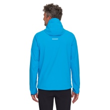 Mammut Ganzjahres-Softshelljacke Ultimate Comfort SO Hooded (winddicht) hellblau Herren