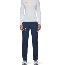 Mammut Wanderhose Pant Courmayeur Softshell (atmungsaktiv, windabweisend) lang marineblau Damen