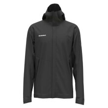 Mammut Wanderjacke Alto Hardshell Hooded (wasserdicht, PFC-frei) schwarz Herren