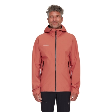 Mammut Wanderjacke Alto Light Hardshell Hooded (leicht, wasserdicht, PFC-frei) ziegelsteinrot Herren